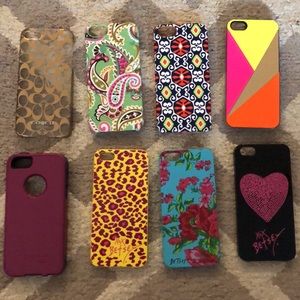 Lot of 8 iPhone 5/5s/5se cases